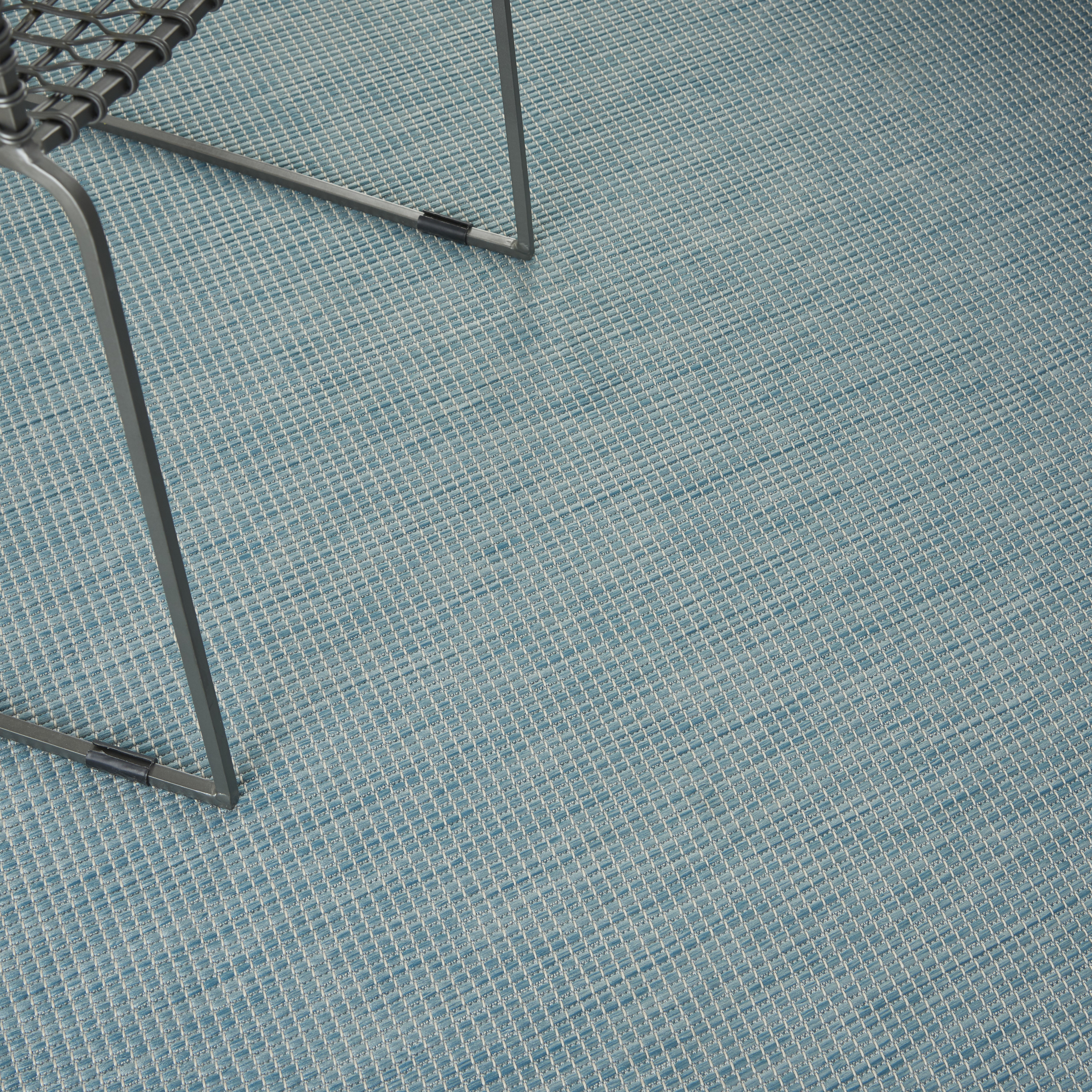 Nourison Positano 4' x 6' Aqua Modern Rug