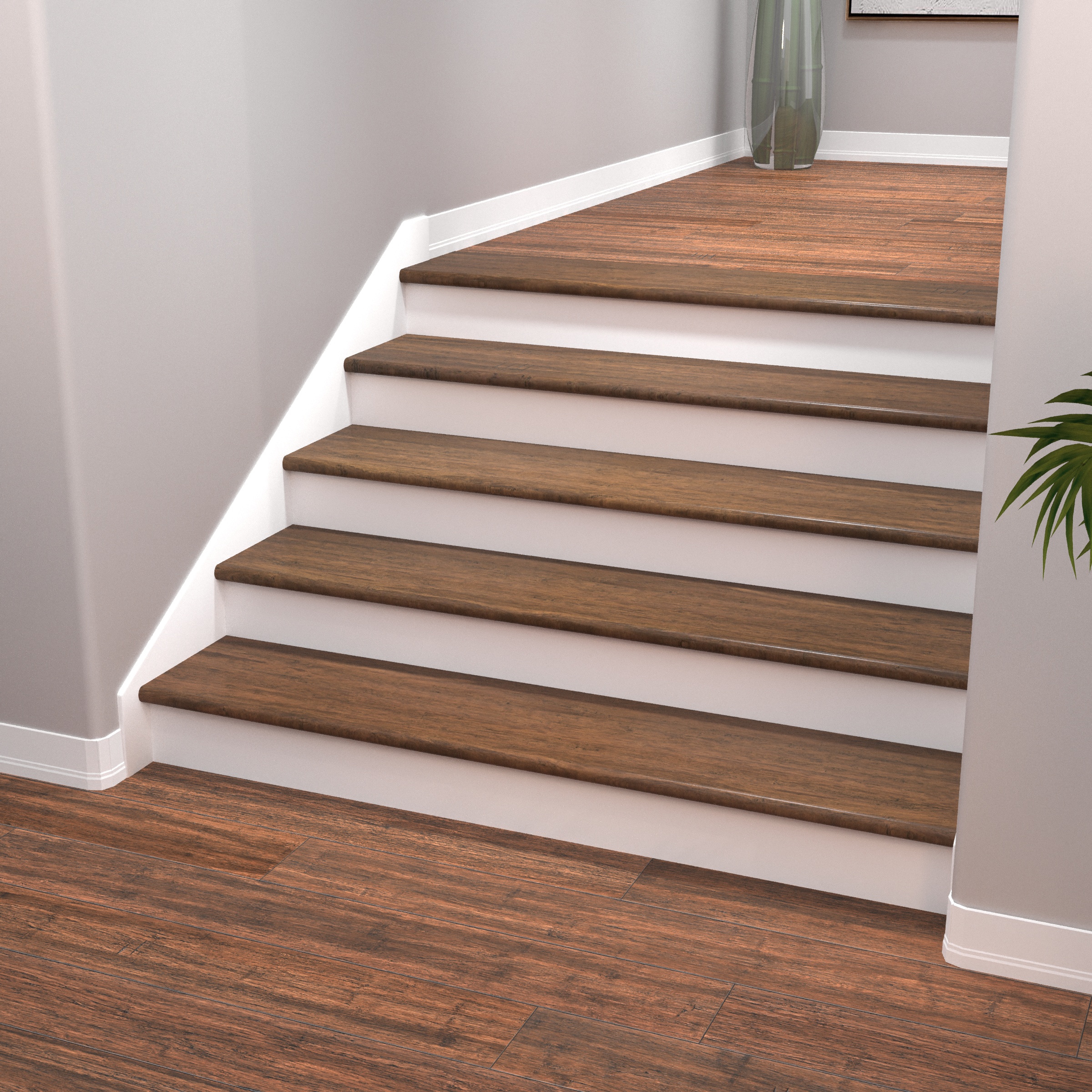 Antique Java Cali Bamboo Stair Tread view 2