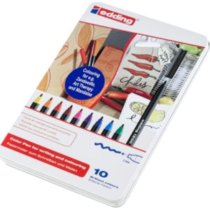 1300 Series Color Markers, Medium, Assorted Colors, Set of 10