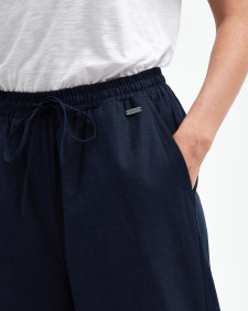 Christie Wide-Leg Trousers Classic Navy