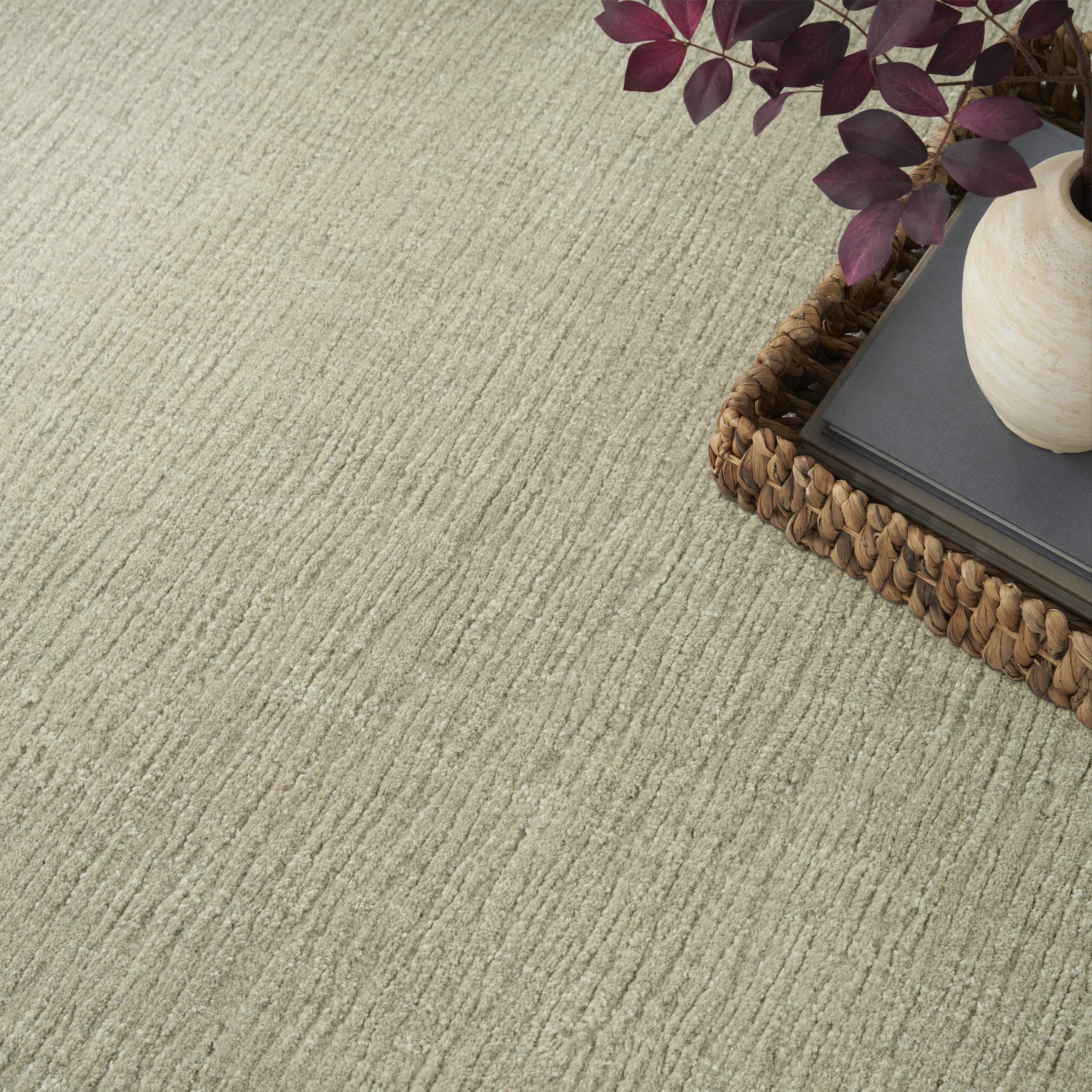Nourison Strata 8' x 10' Grey Farmhouse Indoor Rug