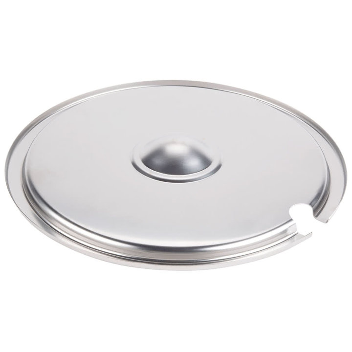 Stainless steel slotted cover for double boiler inset