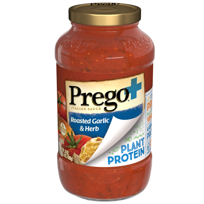 Plant Protein Roasted Garlic & Herb Italian Sauce