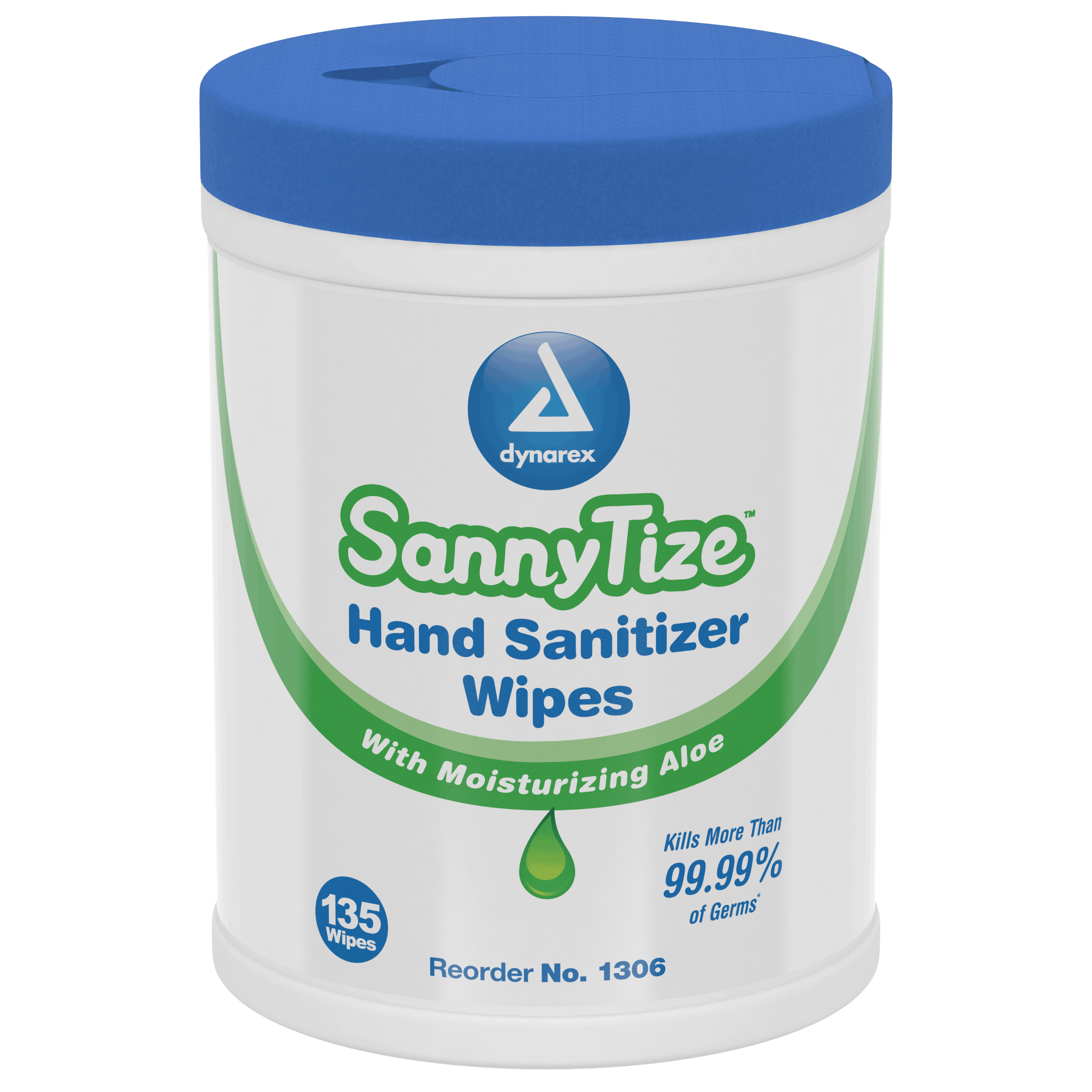 SannyTize Hand Sanitizer Wipes - 135 wipes/canister