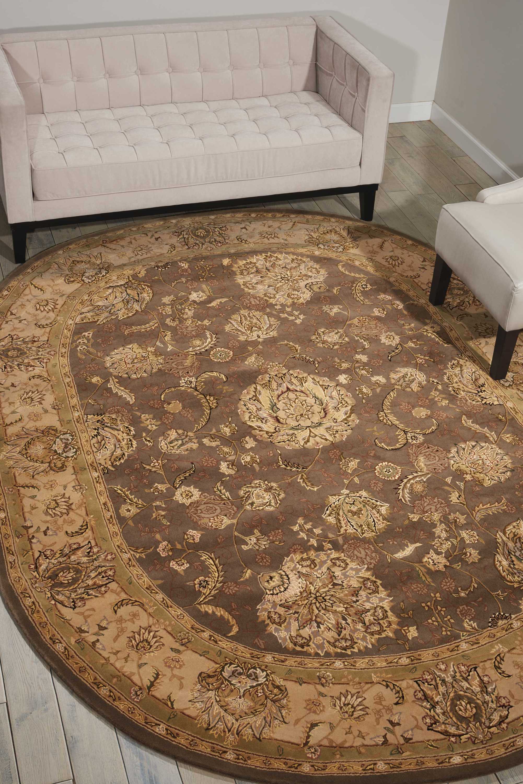 Nourison 2000 2259 Grey 8' Round Area Rug eBay