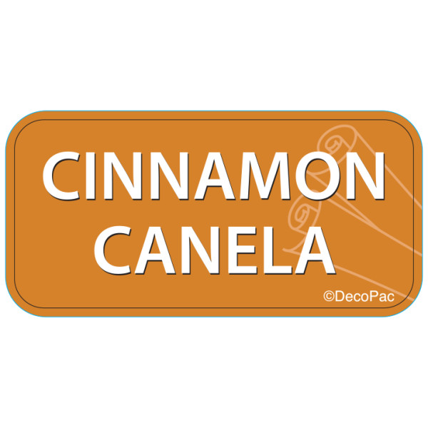 Cinnamon Label PhotoCake® Edible Image® Merchandising Label