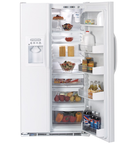GE® 25.4 Cu. Ft. Side-By-Side Refrigerator with Dispenser