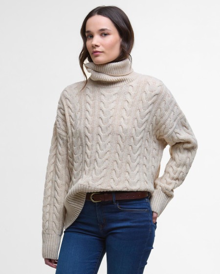 Maglione Embleton a collo alto con risvolto