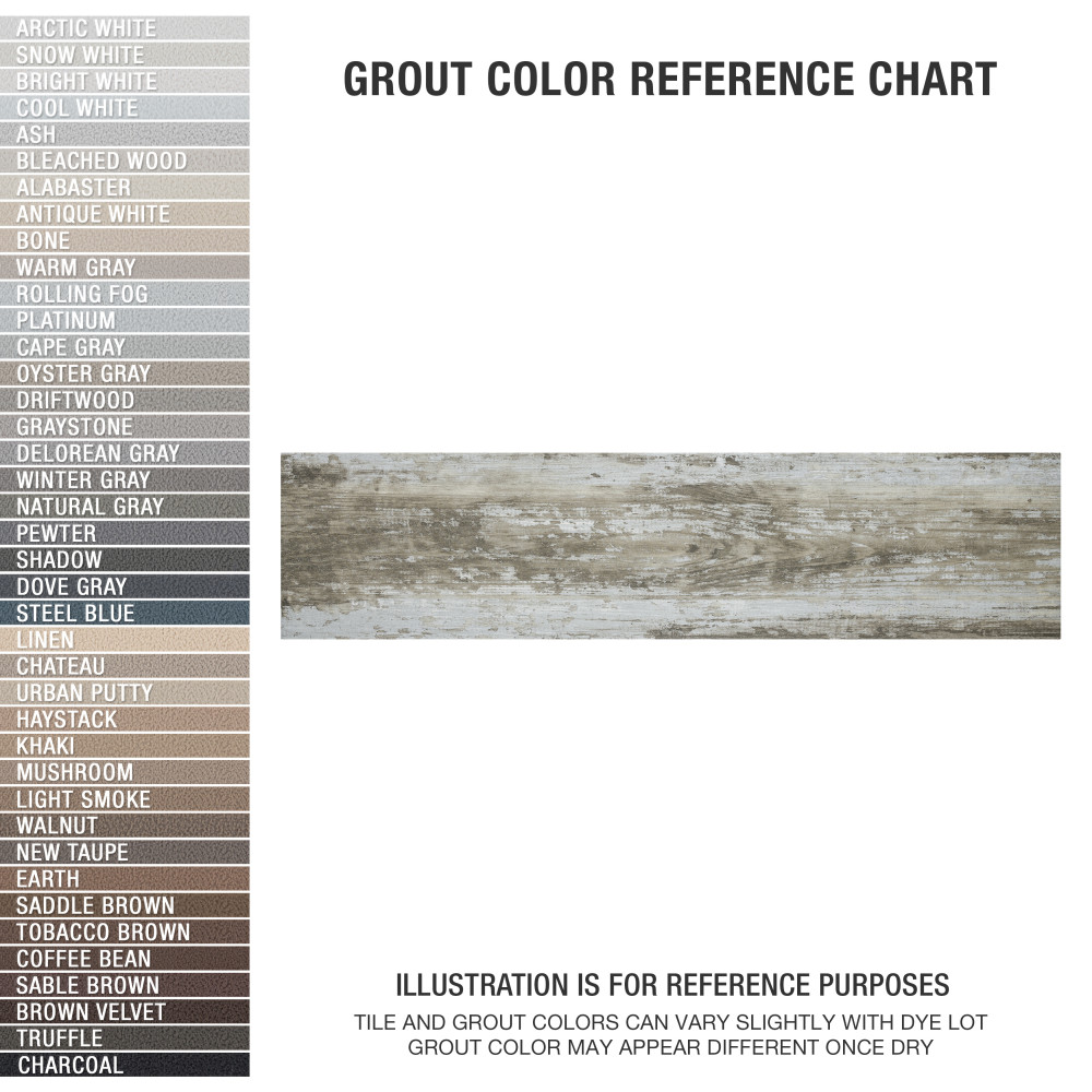 Suomi Grey 8-1/2 in. x 35-1/2 in. Porcelain Floor and Wall Tile