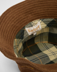 Ebberston Cord Bucket Hat Military Brown