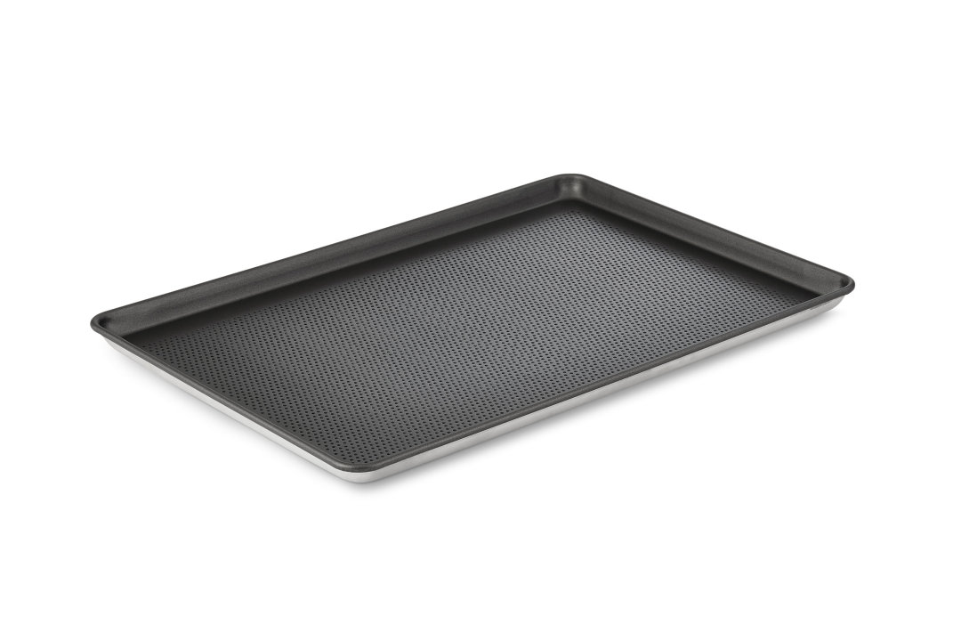 Full-size Wear-Ever® perforated aluminum sheet pan with nonstick coating