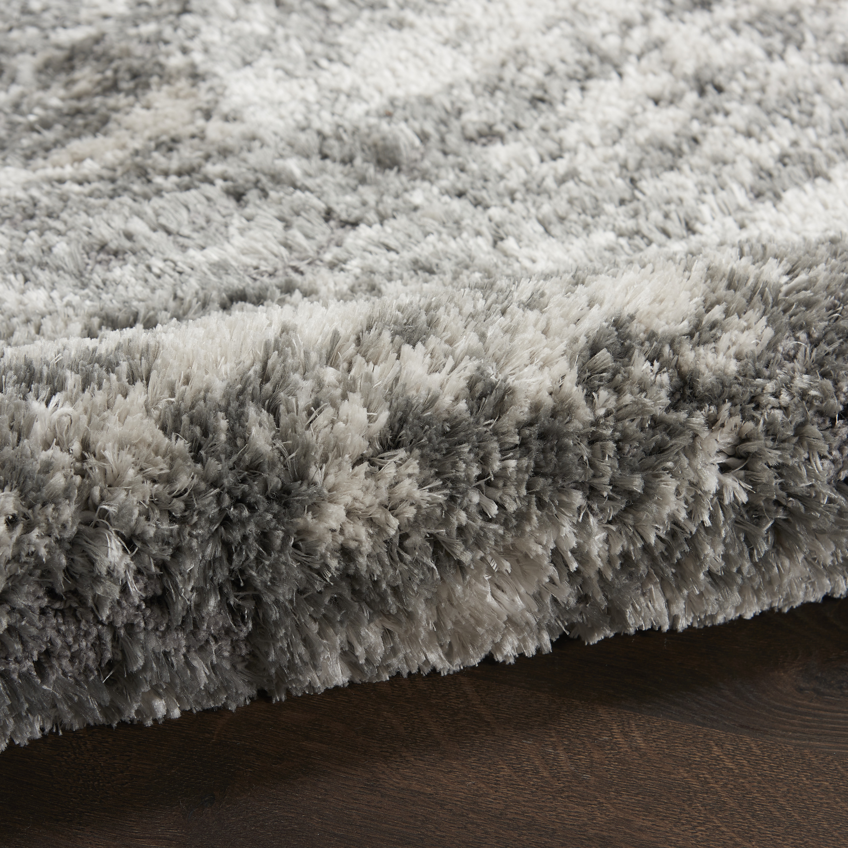 Nourison Dreamy Shag 7'10" x 9'10" Charcoal Grey Shag Indoor Rug