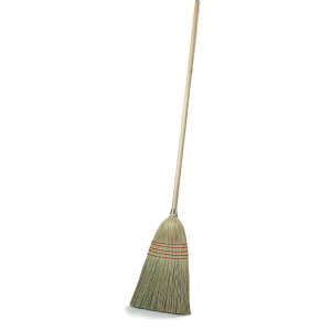 Carlisle, Flo-Pac®, 12in, Parlor Broom, Corn Blend Bristles, Yellow