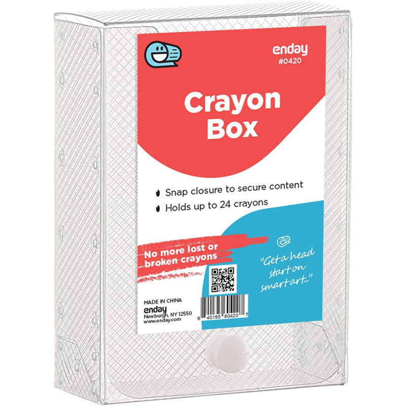 Clear Crayon Storage Box