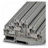 Multi-Level Terminal Block Spring-Cage Connection 500V 20A 28-12 AWG 5.2mm W Gray