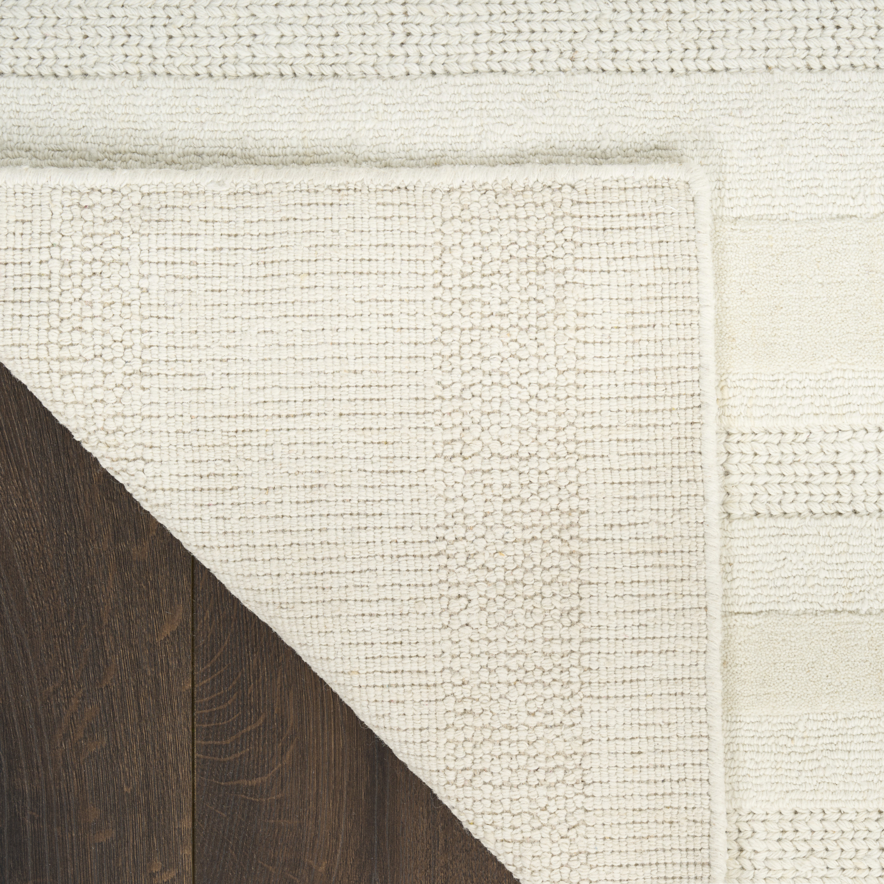 DKNY Pure Multi Weave 5'3" x 7'3" Ivory Contemporary Indoor Rug