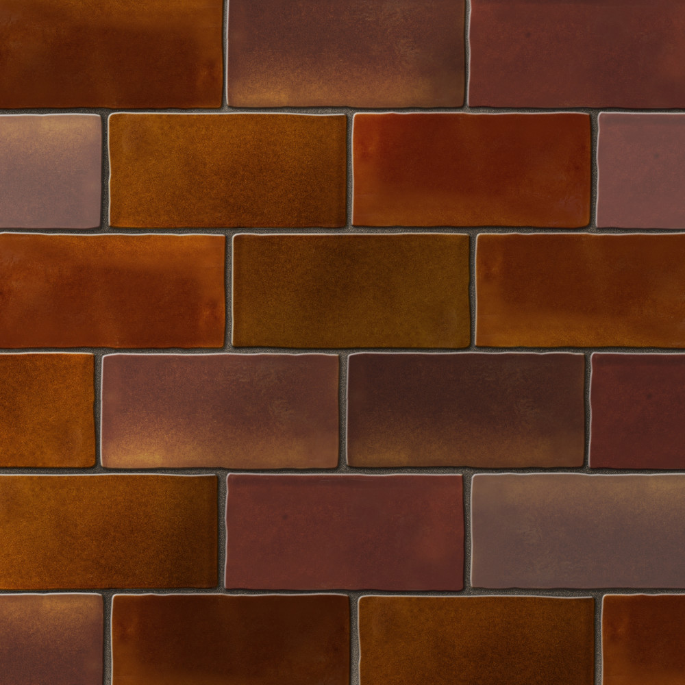 Viva Espresso 3 in. x 6 in. Ceramic Wall Tile