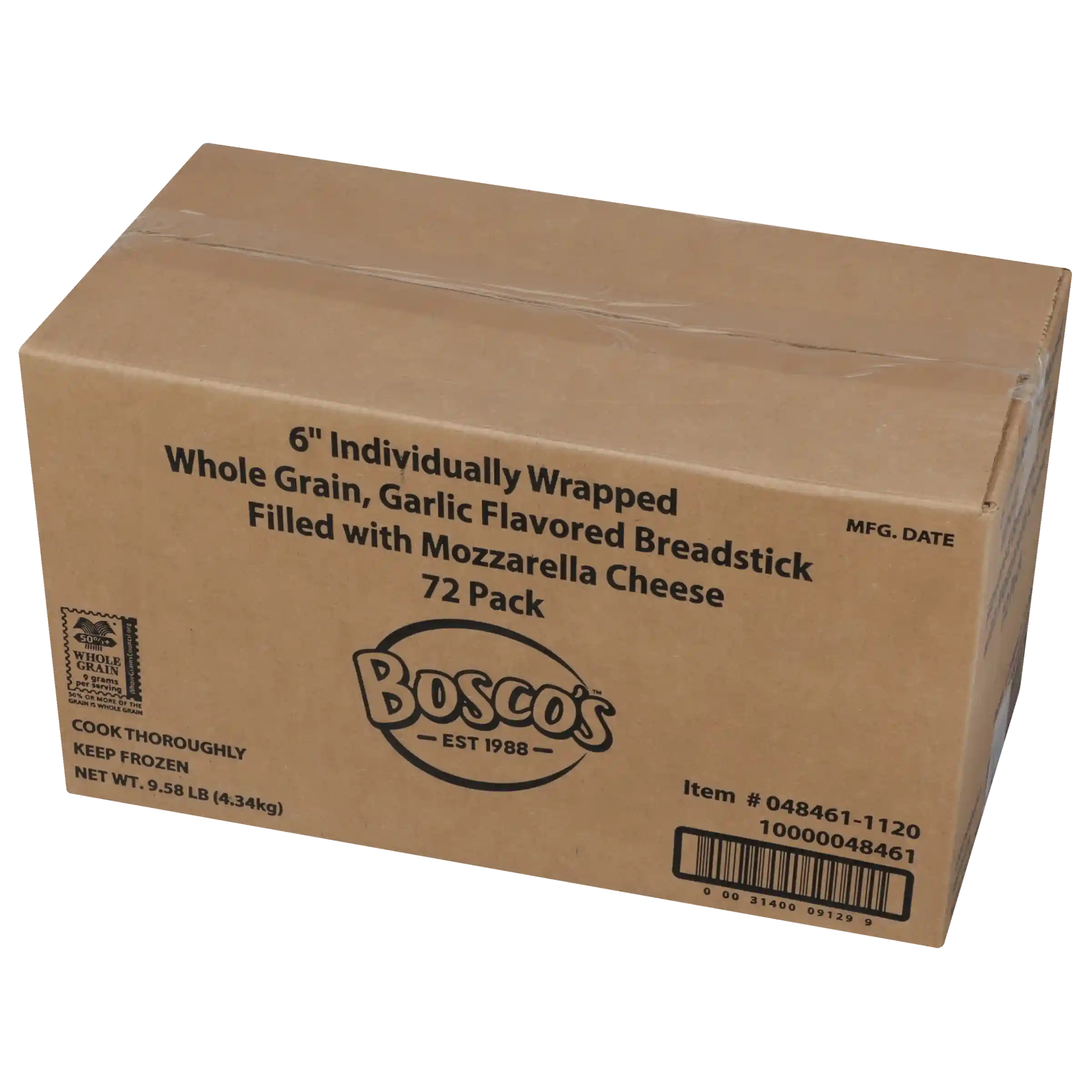 Bosco® Individually Wrapped Whole Grain Garlic Flavored Cheese Stuffed Breadsticks, 2.23 oz._image_5