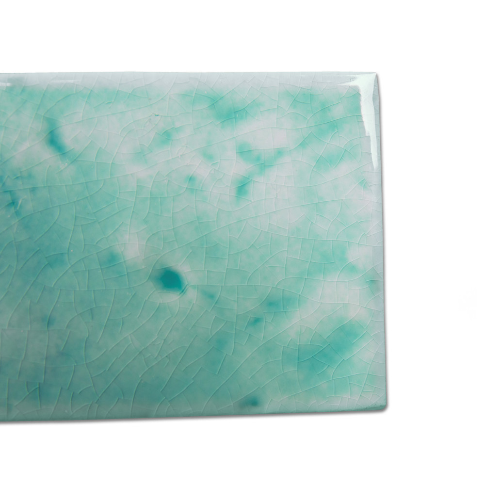 Menorca Aqua 2-1/2 in. x 12-7/8 in. Ceramic Wall Tile