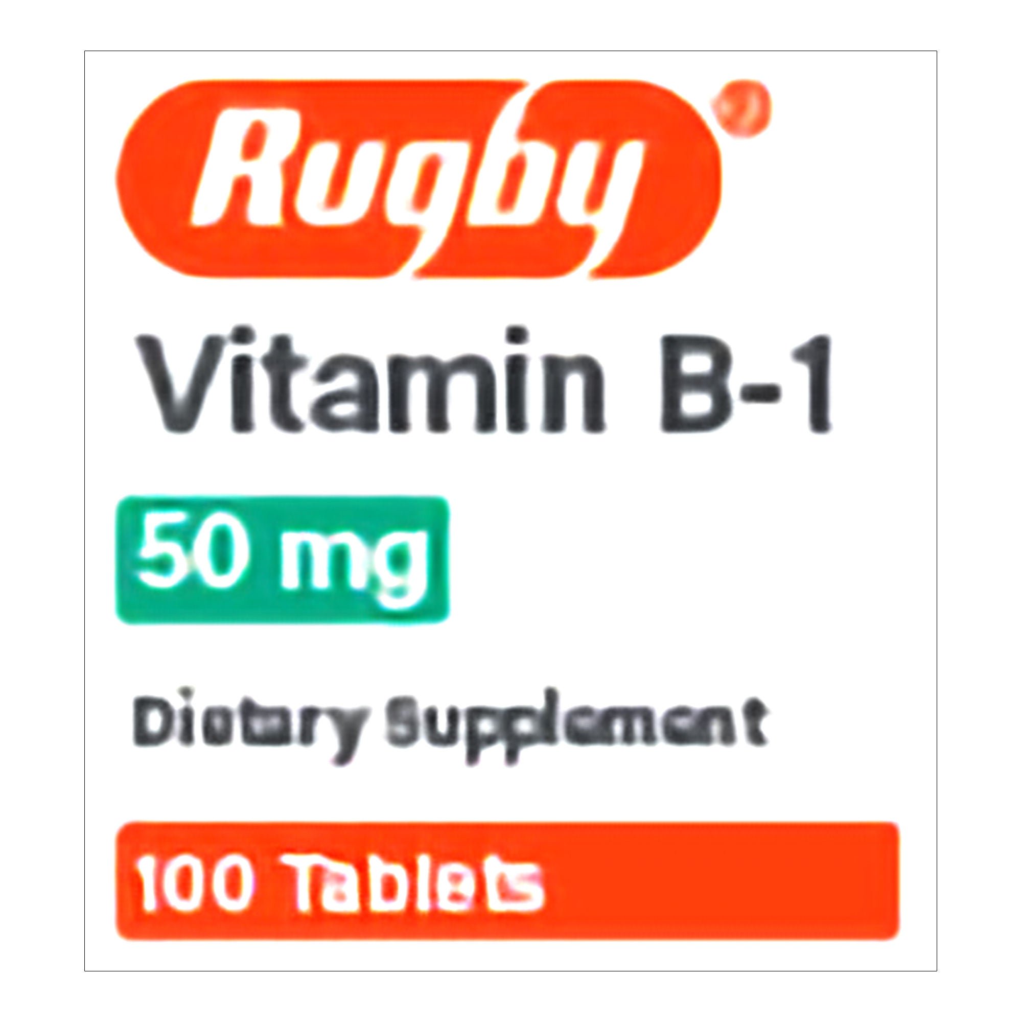 Rugby® 50 mg Vitamin B-1 Dietary Supplement