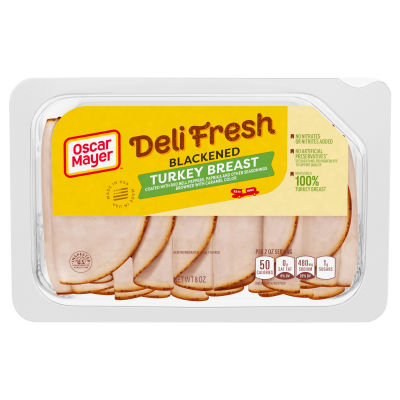Oscar Mayer Deli Fresh Blackened Turkey Breast, 8 oz Tray