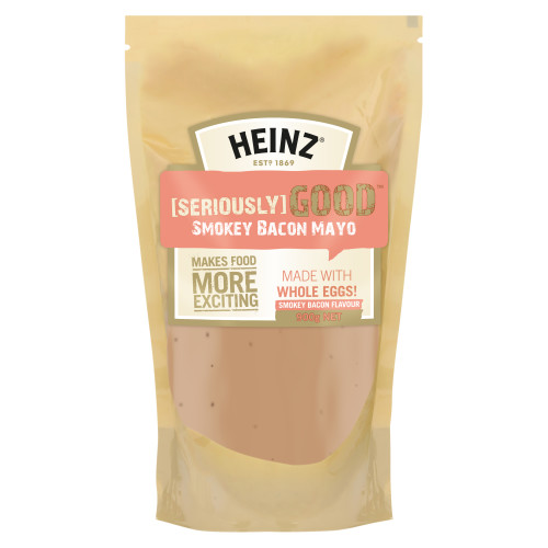  Heinz [SERIOUSLY] GOOD Smokey Bacon Mayo Sauce 900g 