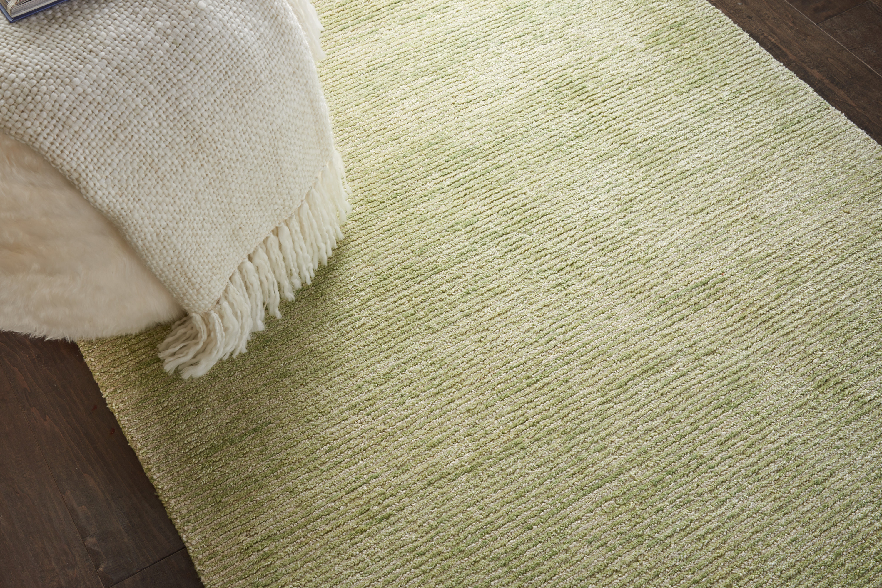 Nourison Weston 3'9" x 5'9" Citron Modern Indoor Rug