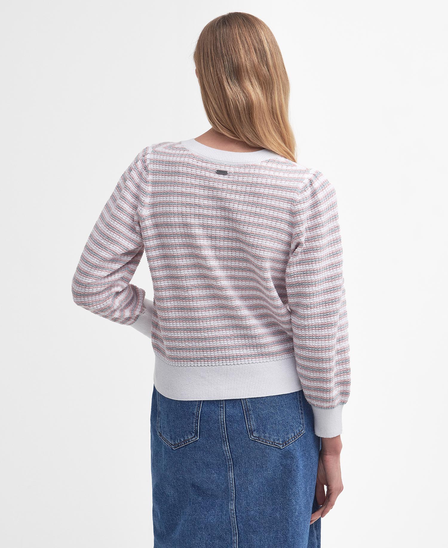 Thea Striped Crew Neck Jumper image number 2