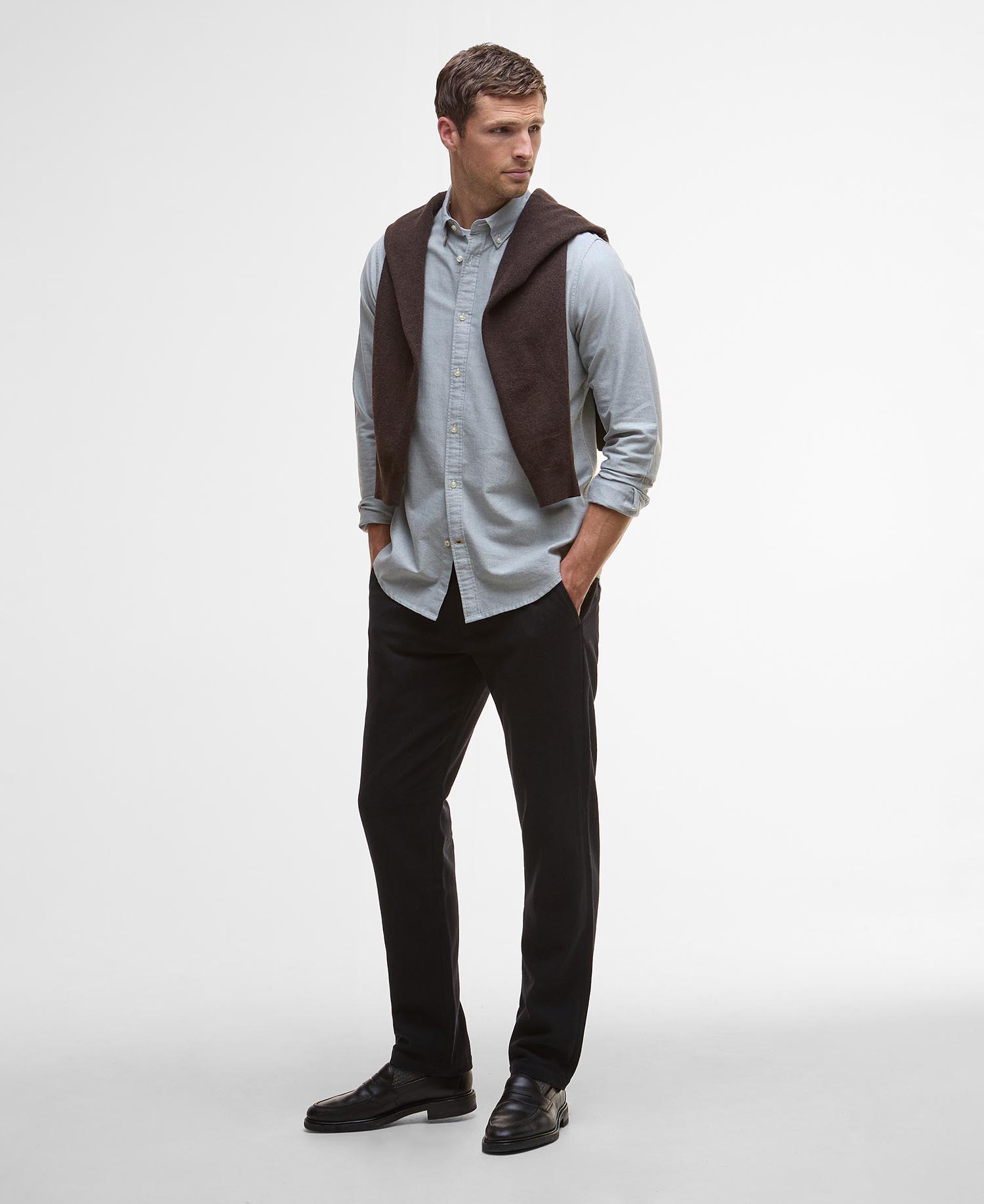 Oxford Tailored Long-Sleeved Shirt image number 1
