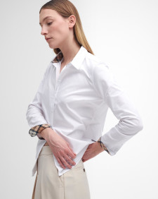Derwent Regular Long-Sleeved Shirt White-Hessian Tartan