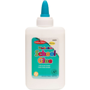 Creative Arts&trade; All-Purpose School Glue, AP Certified, 4 oz. Bottle, White