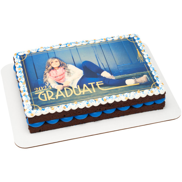 2024 Graduate PhotoCake® Edible Image® Frame
