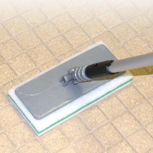 Hillyard, Trident, Glacier "MSP" Manual Scrub Pad, Rectangle, 4.5"x10", Green/White