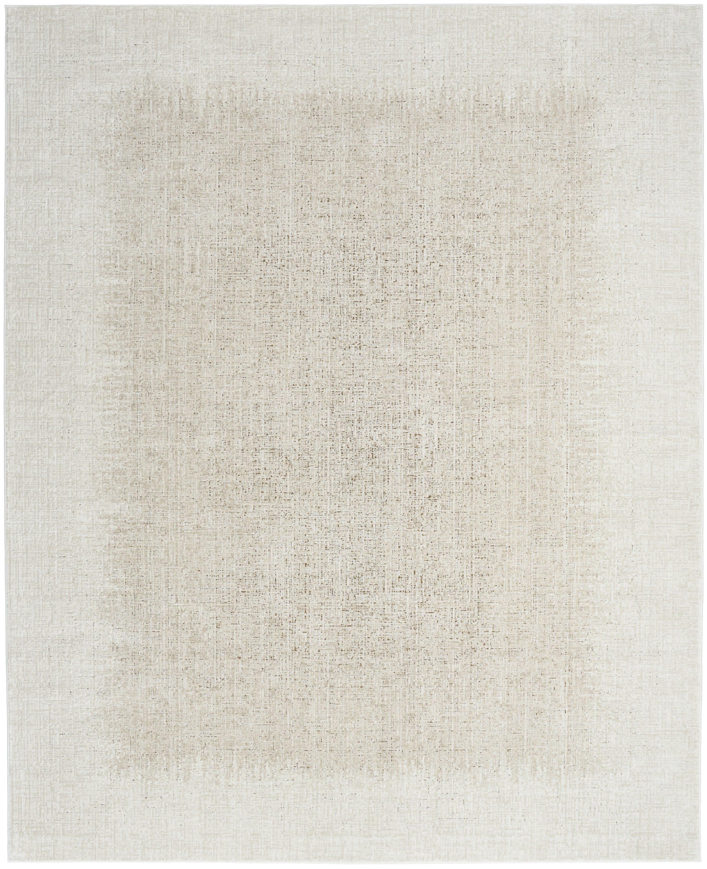 DKNY Grand Street 9' x 12' Ivory Beige Modern Indoor Rug