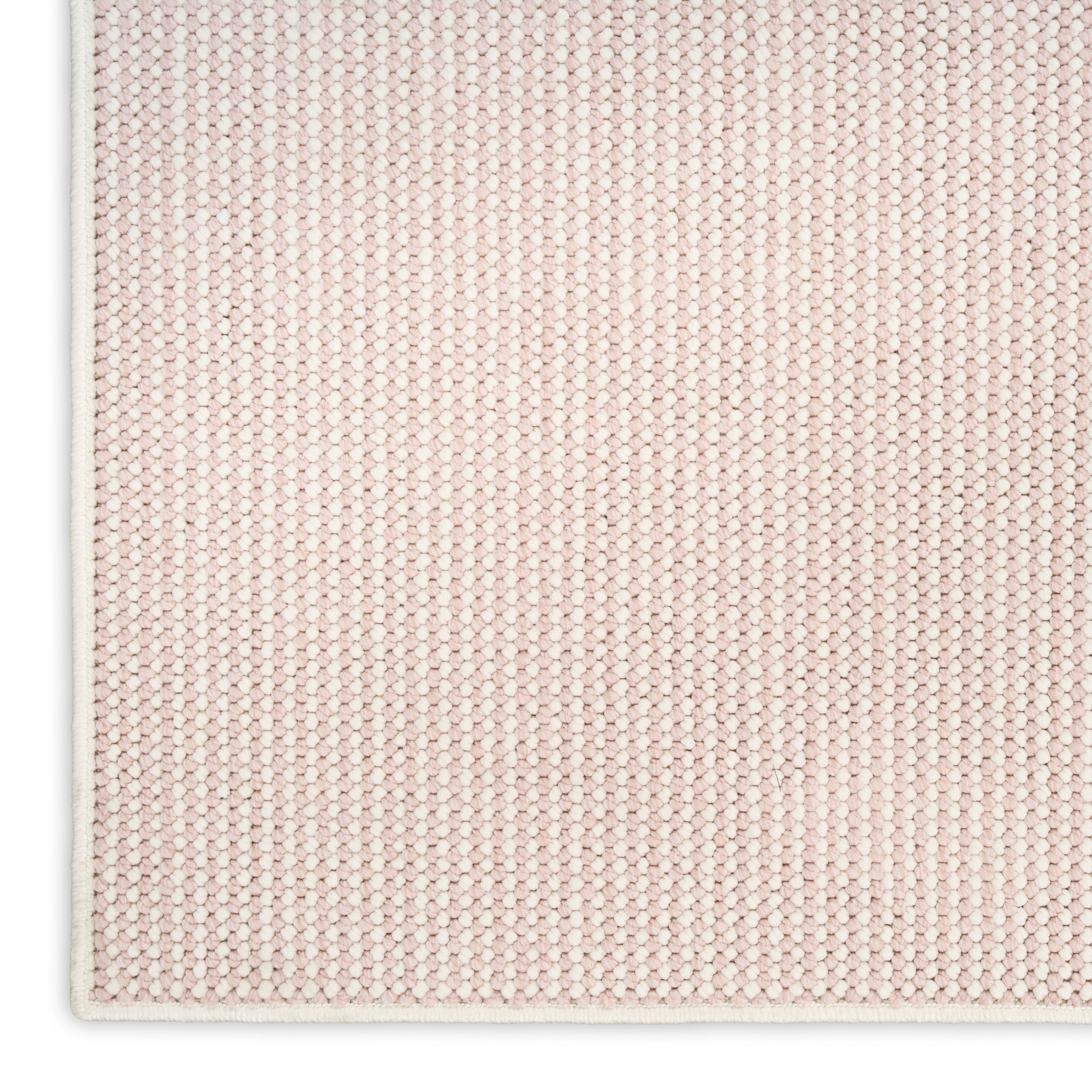 Nourison Natural Texture 3'11" x 5'11" Ivory Rose Farmhouse Indoor Rug