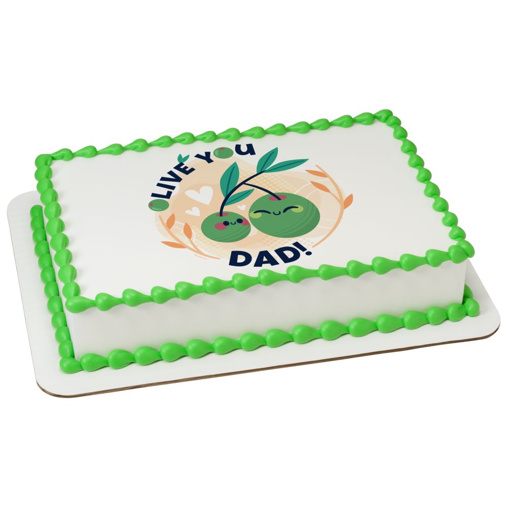 Image Cake Olive You Dad!