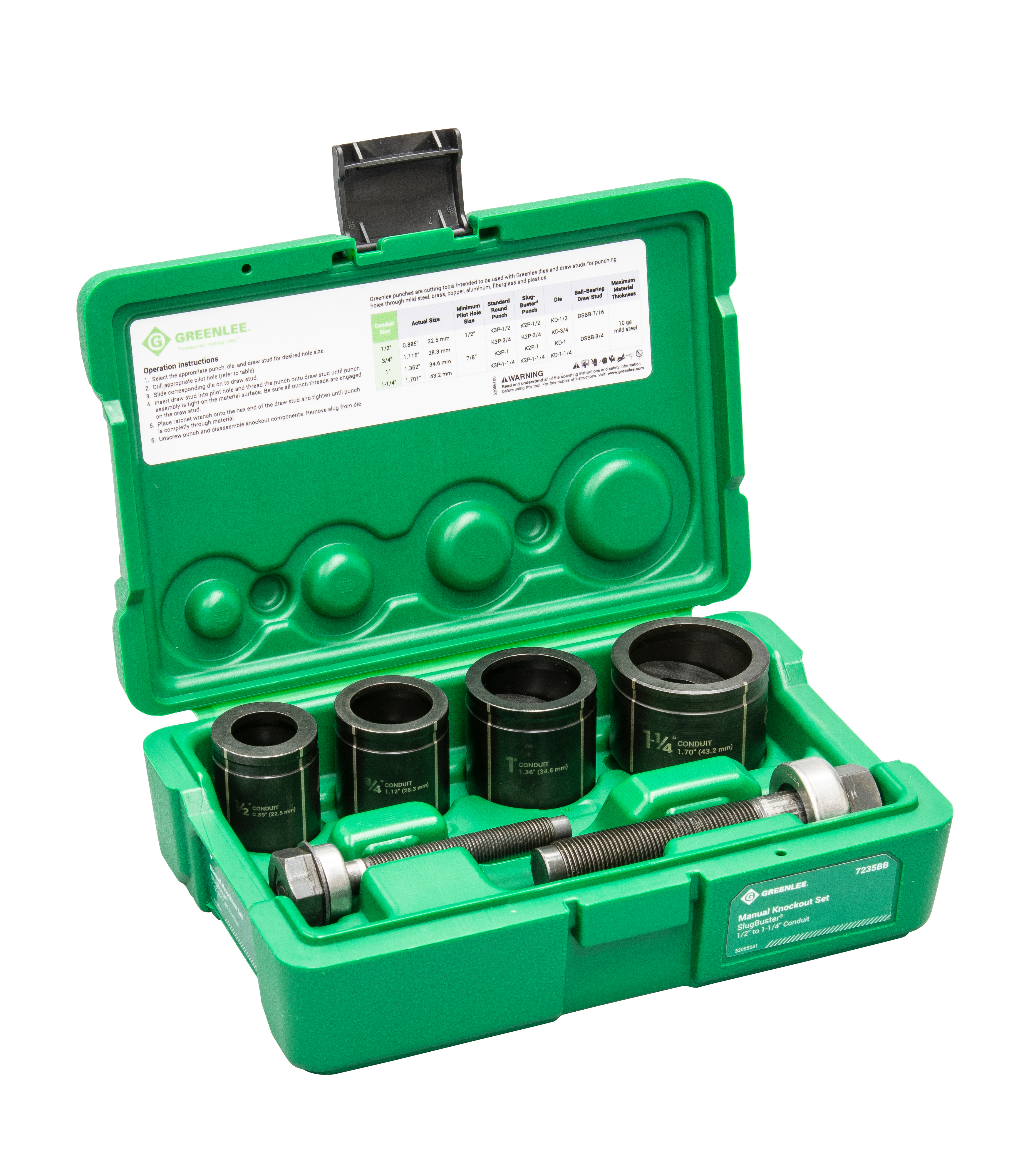 KO SET, SB, 1/2" - 1-1/4" - Image 4