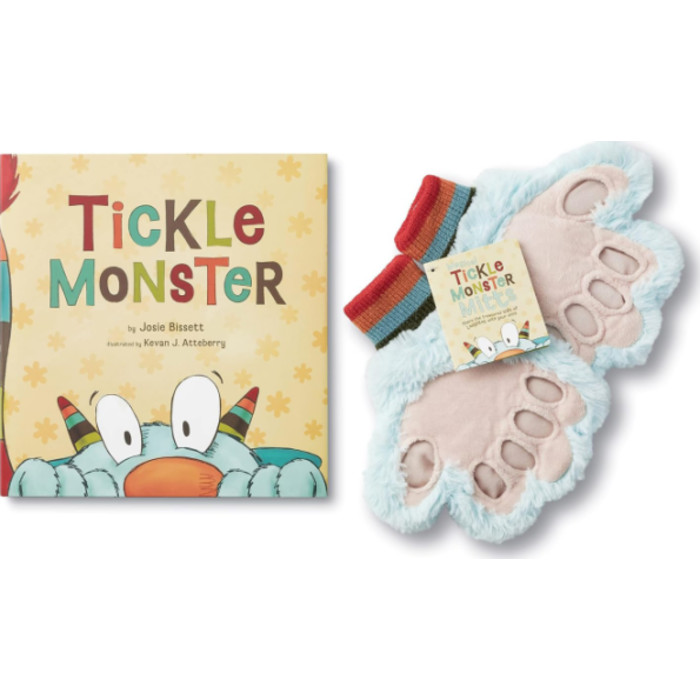 Tickle Monster Laughter Book & Mitts Kit