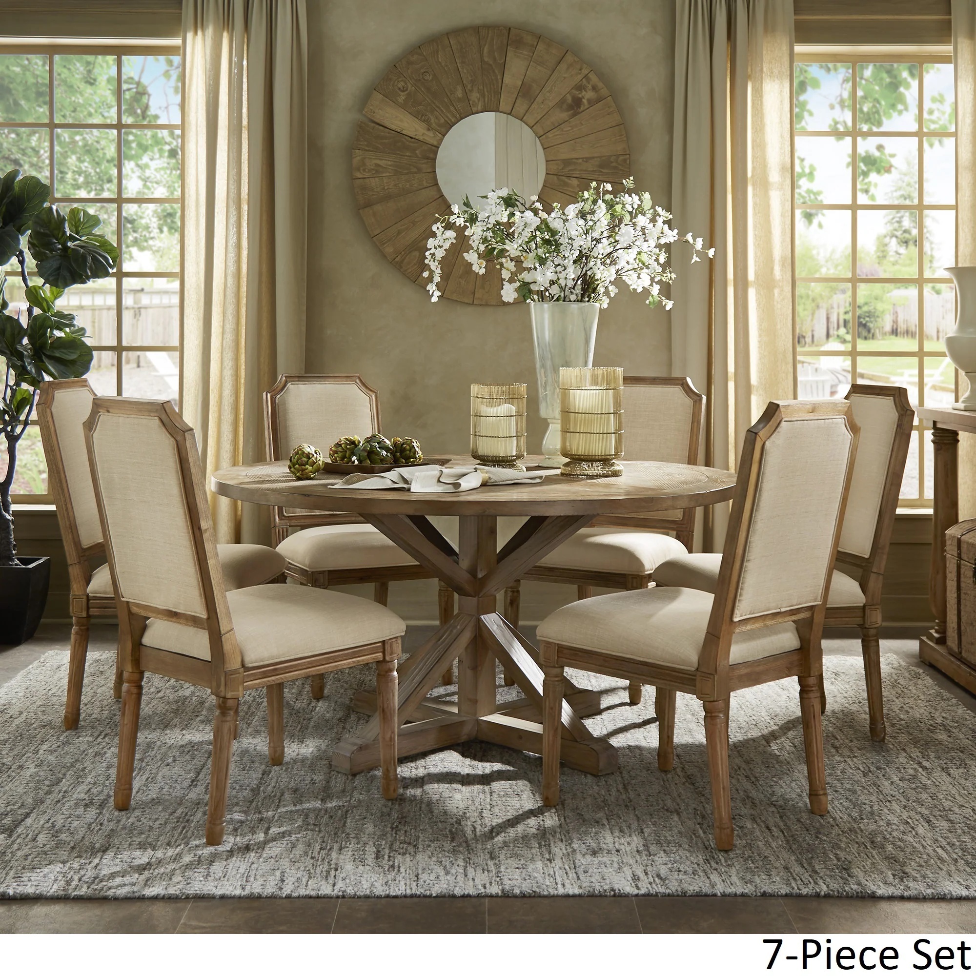 Round 7-Piece Dining Set