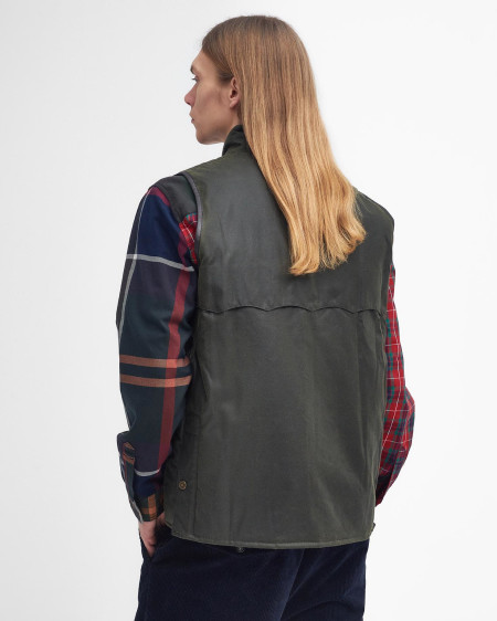 Barbour x Baracuta Weste Oversized Waxed