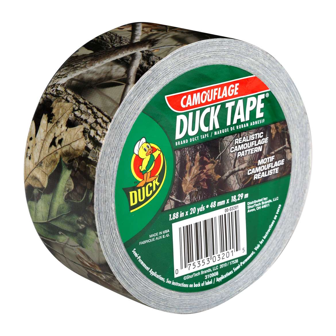 Realistic Camouflage Duck Tape® Brand Duct Tape, 1.88 in. x 20 yd. Image