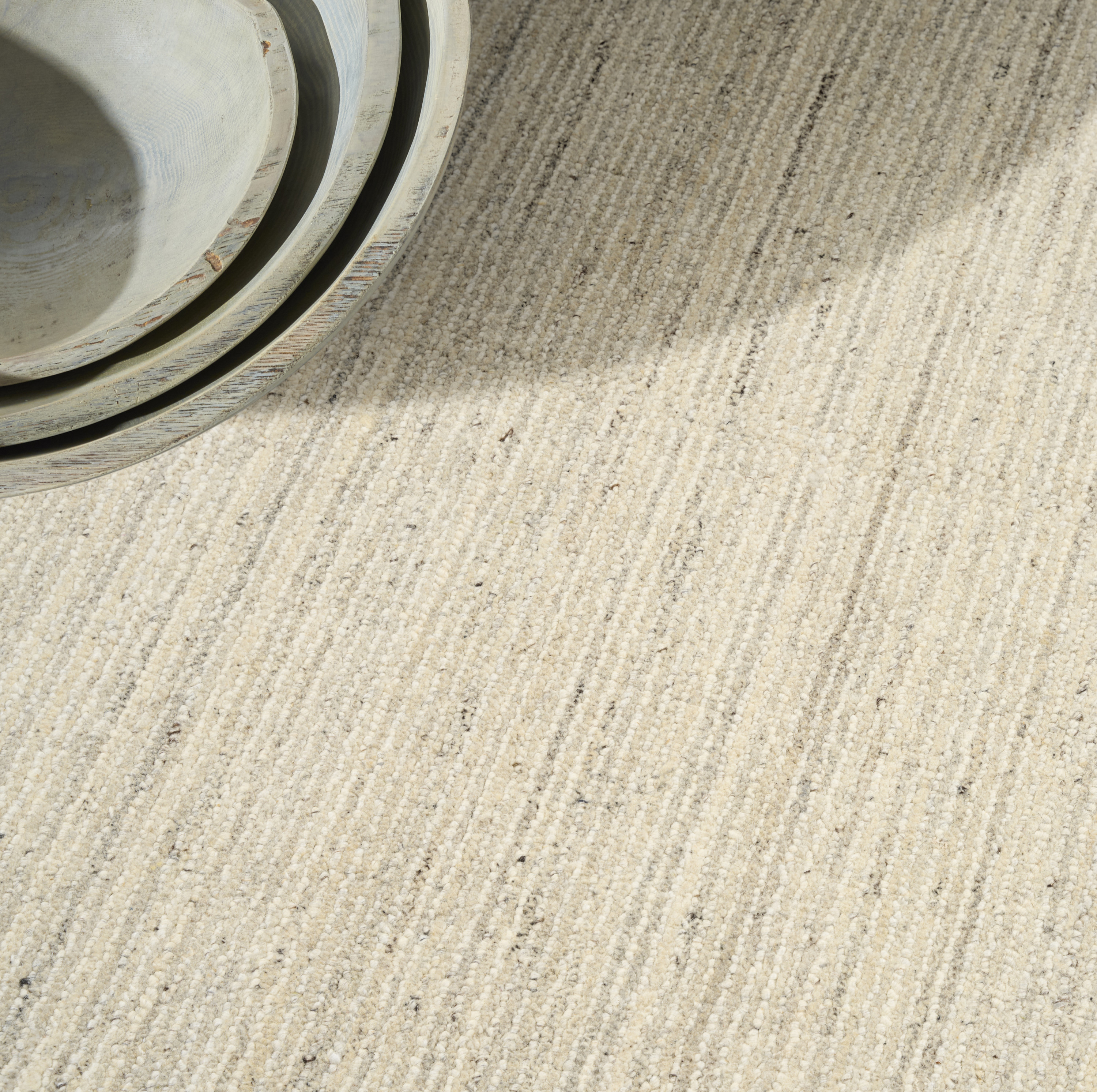 Calvin Klein CK082 Ridge 9'9" x 13'9" Ivory Farmhouse Indoor Rug
