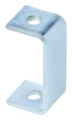 B408 Series Bus Duct Clevis Steel Electro-Plated Zinc 2-Holes 9/16 in. Dia.-Holes 1.62 L x 1.87 H x 2.4 W in.