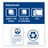 Tork, Advanced, Napkins, 3 ply, White