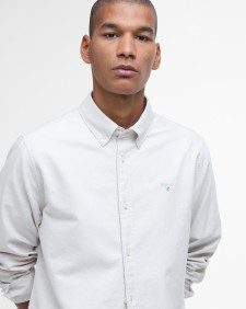 Oxford Tailored Long-Sleeved Shirt Oatmeal