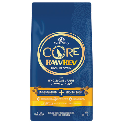 Wellness CORE RawRev Wholesome Grains Puppy Chicken with Freeze Dried Turkey