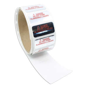 HIL50167, Hillyard, Decal Danger Do Not Pump Flammable Liqui