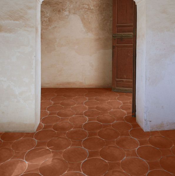 belgian reproduction | flemish red | terracotta | circle 