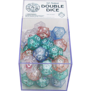 12-Sided Double Dice, Box of 40