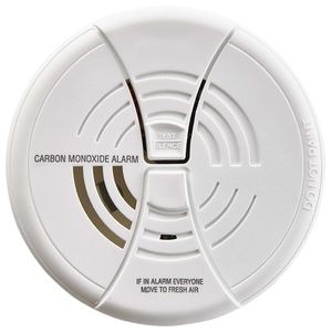 BRK Carbon Monoxide Alarm With Silence Button, 9V